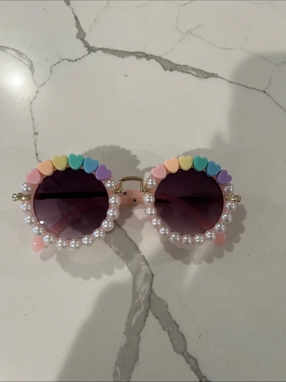 Kids pink sunglasses